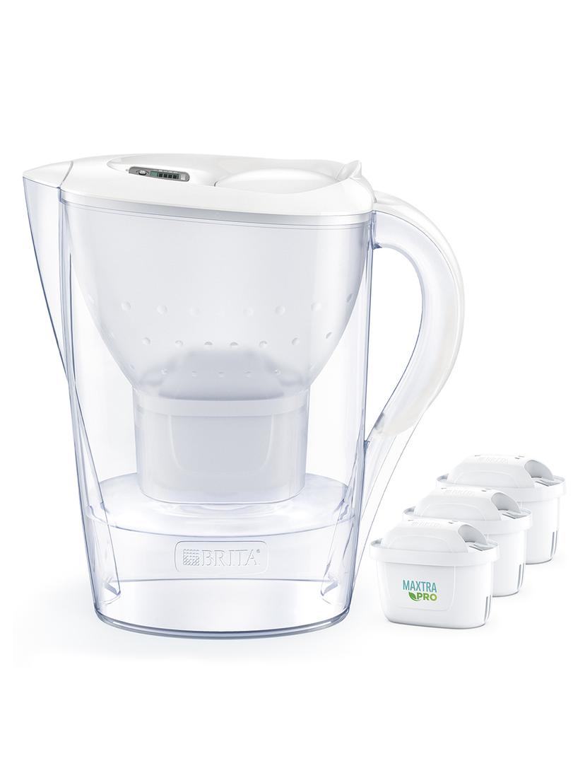 Dzbanek filtrujący Brita Marella Cool +3 filtry Maxtra PRO Pure Performance (biały)