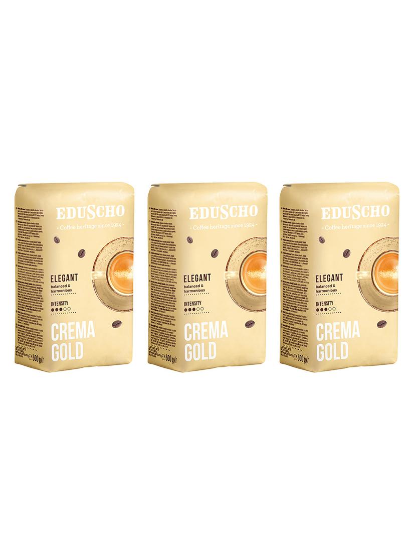 Kawa ziarnista Eduscho Crema GOLD 3x500g