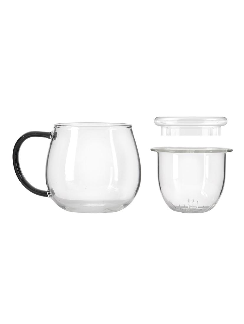 Szklanka do herbaty z zaparzaczem Vialli Design BOLLA 400ml 29736 (2szt.)