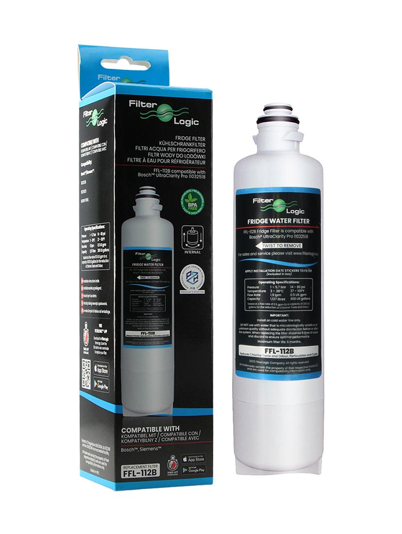 Filtr wkład wody do lodówki FilterLogic FFL-112B (kompatybilny z Bosch UltraClarity Pro)