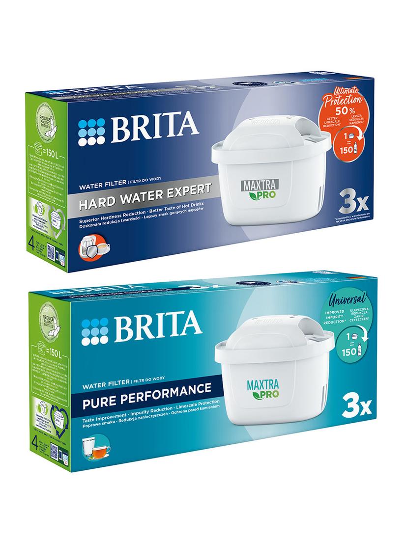 Filtr wody wkład do dzbanka Brita Maxtra PRO Hard Water Expert 3szt.+ PRO  Pure Performance 3szt.