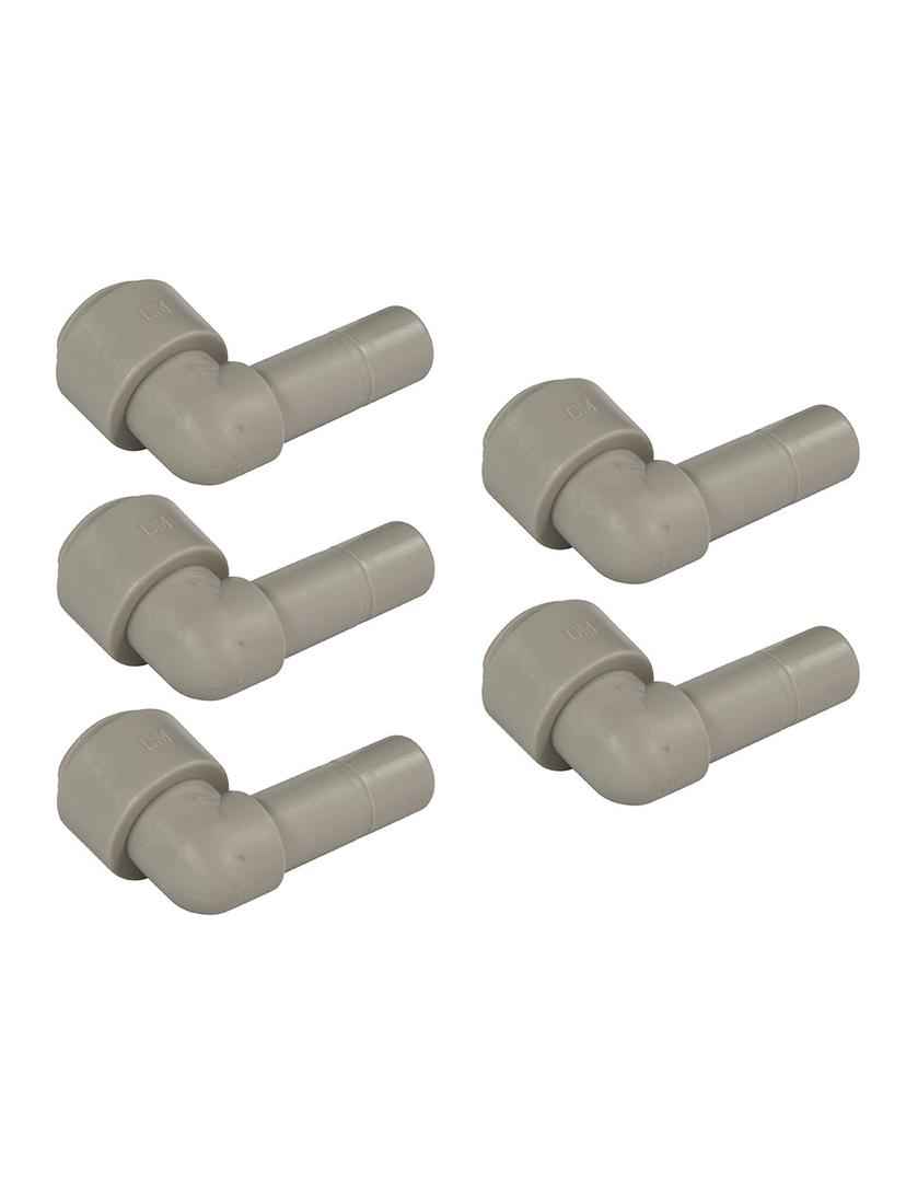 Kolanko łączące wężyk DMfit A4TEU6 (1/4" tube x 3/8" stem) 5szt.