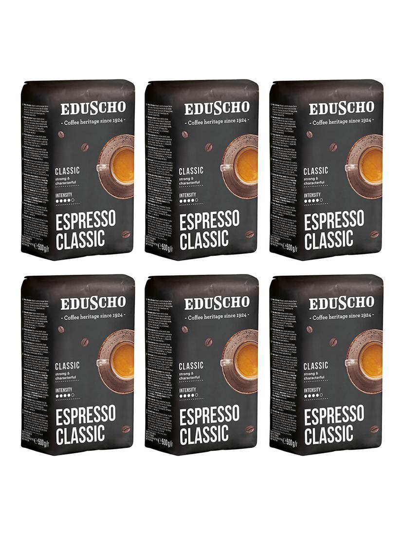 Kawa ziarnista Eduscho Espresso Classic 6x500g