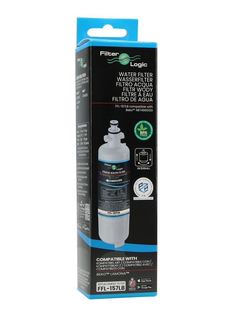 Filtr wkład wody do lodówki FilterLogic FFL-157LB (kompatybilny z BEKO 4874960100)