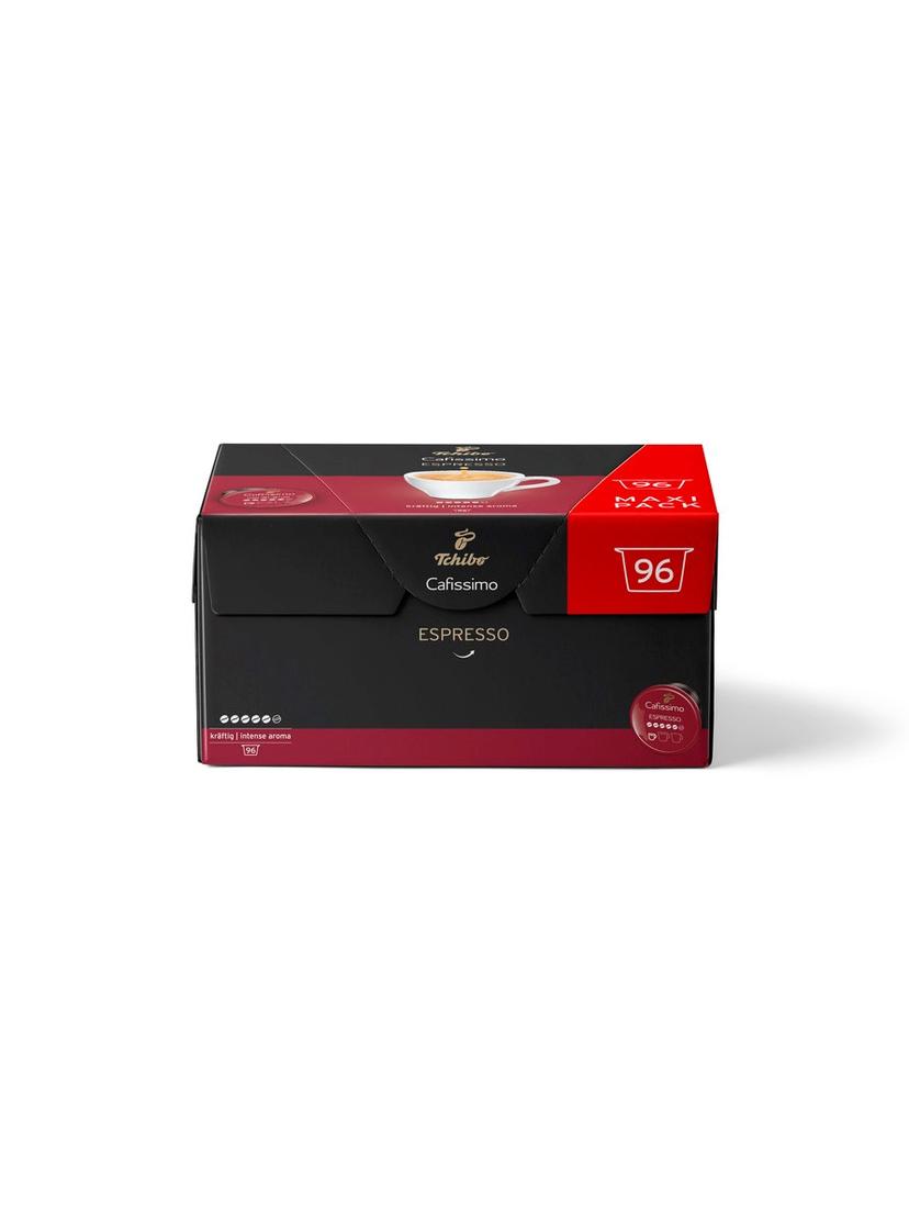 Ekspres ciśnieniowy Tchibo Cafissimo EASY Black + kapsułki Espresso Intense Aroma 96