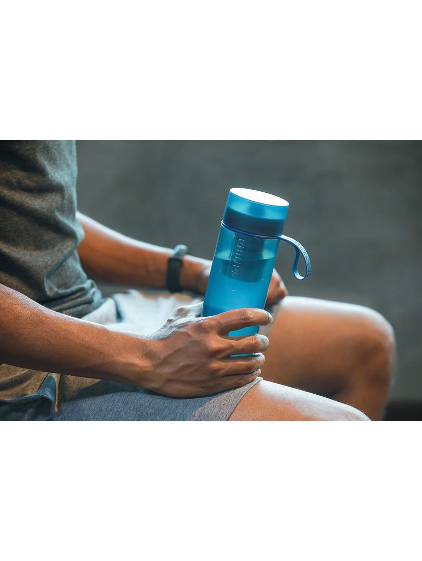 Butelka filtrująca i nawadniająca Philips GoZero Fitness AWP2712BLR/10 (ciemny granat)