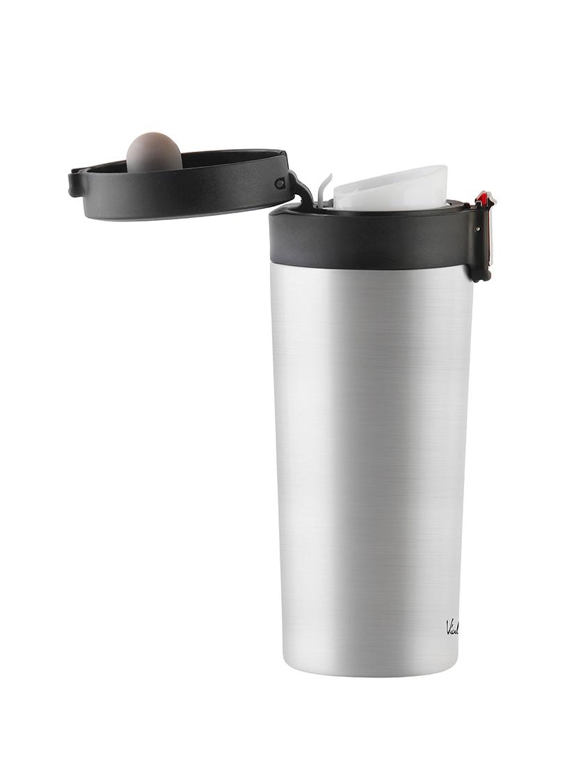 Kubek termiczny do kawy i herbaty Vialli Design FUORI 400ml (stalowy) 28029