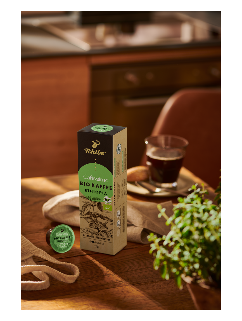 Kawa kapsułki Tchibo Cafissimo BIO Kaffee Ethiopia (30 kapsułek)