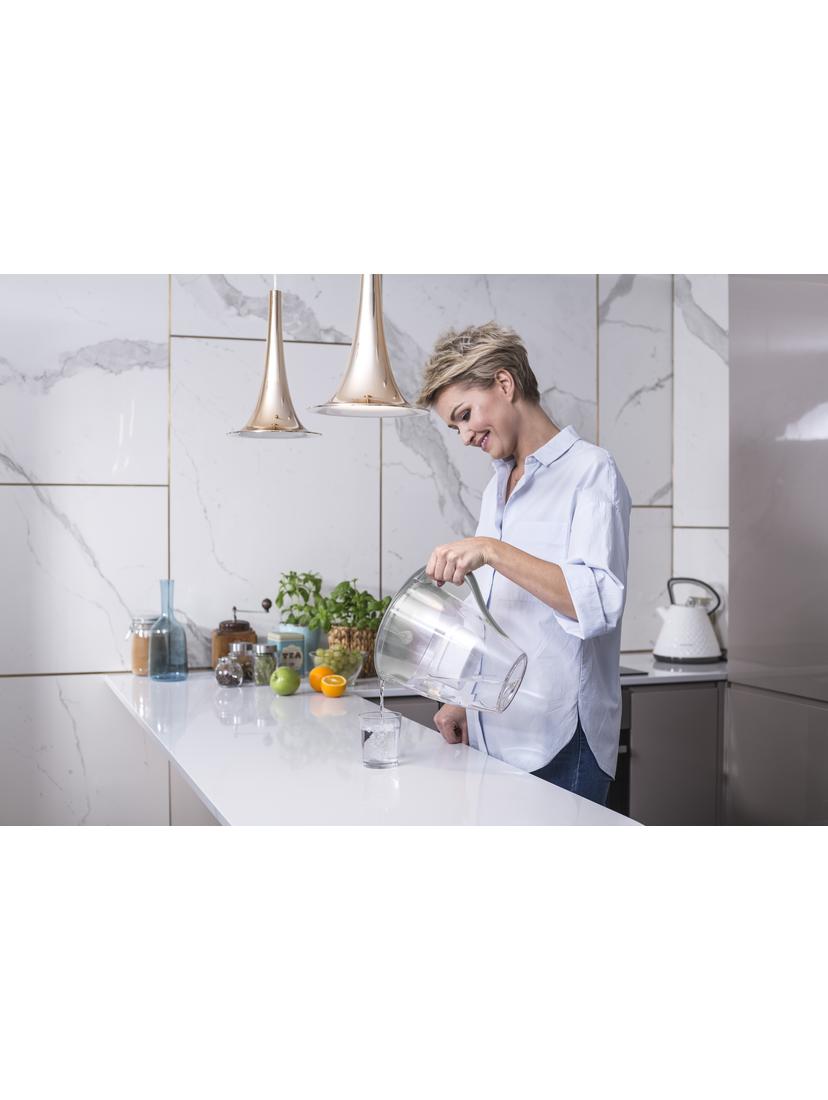 Dzbanek filtrujący Dafi Luna MI +1 filtr Unimax (stalowy) + bidon