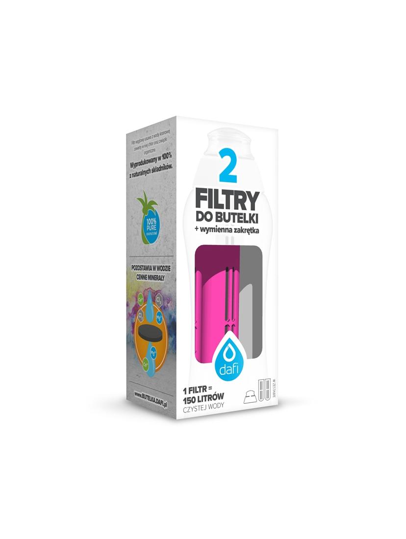 Butelka filtrująca DAFI 0,7L +4 filtry (flaming)