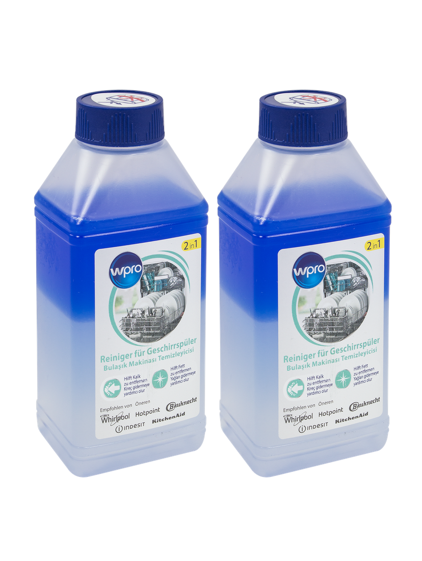 Płyn czyszczący do zmywarki Whirlpool 484000008897 2x250ml