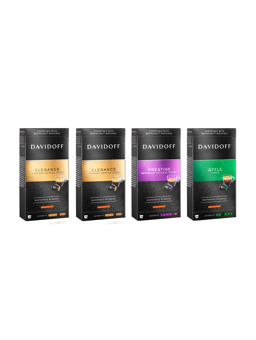 Kapsułki Davidoff do systemu Nespresso 4x10szt. (mix smaków)