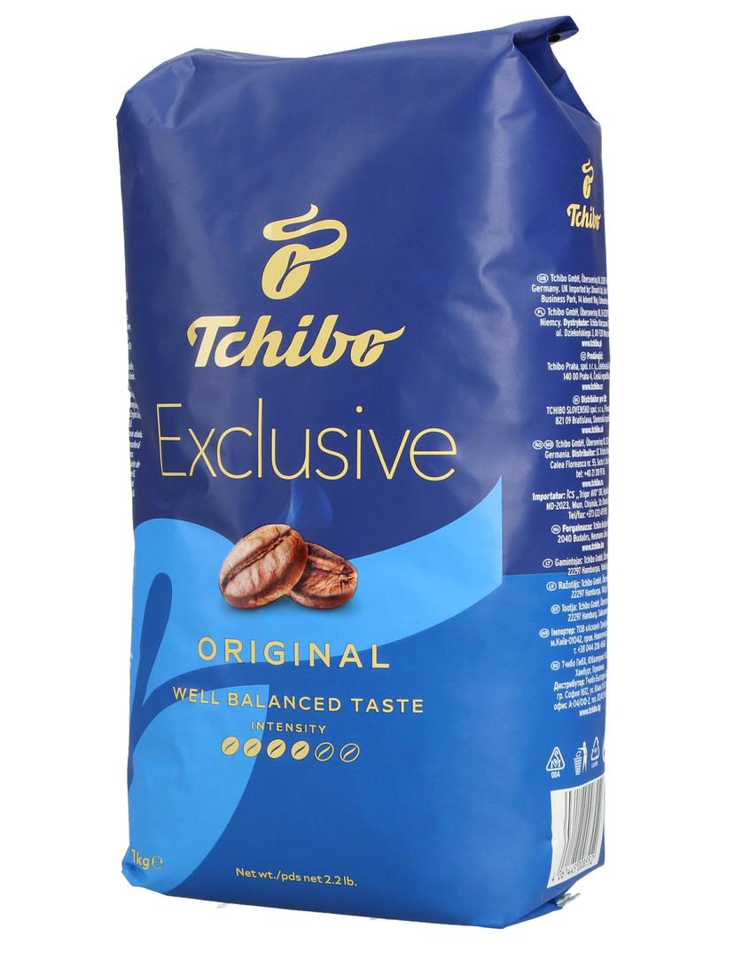 Kawa ziarnista Tchibo Exclusive 4kg + szklanki termiczne do latte FilterLogic CFL-670 w zestawie