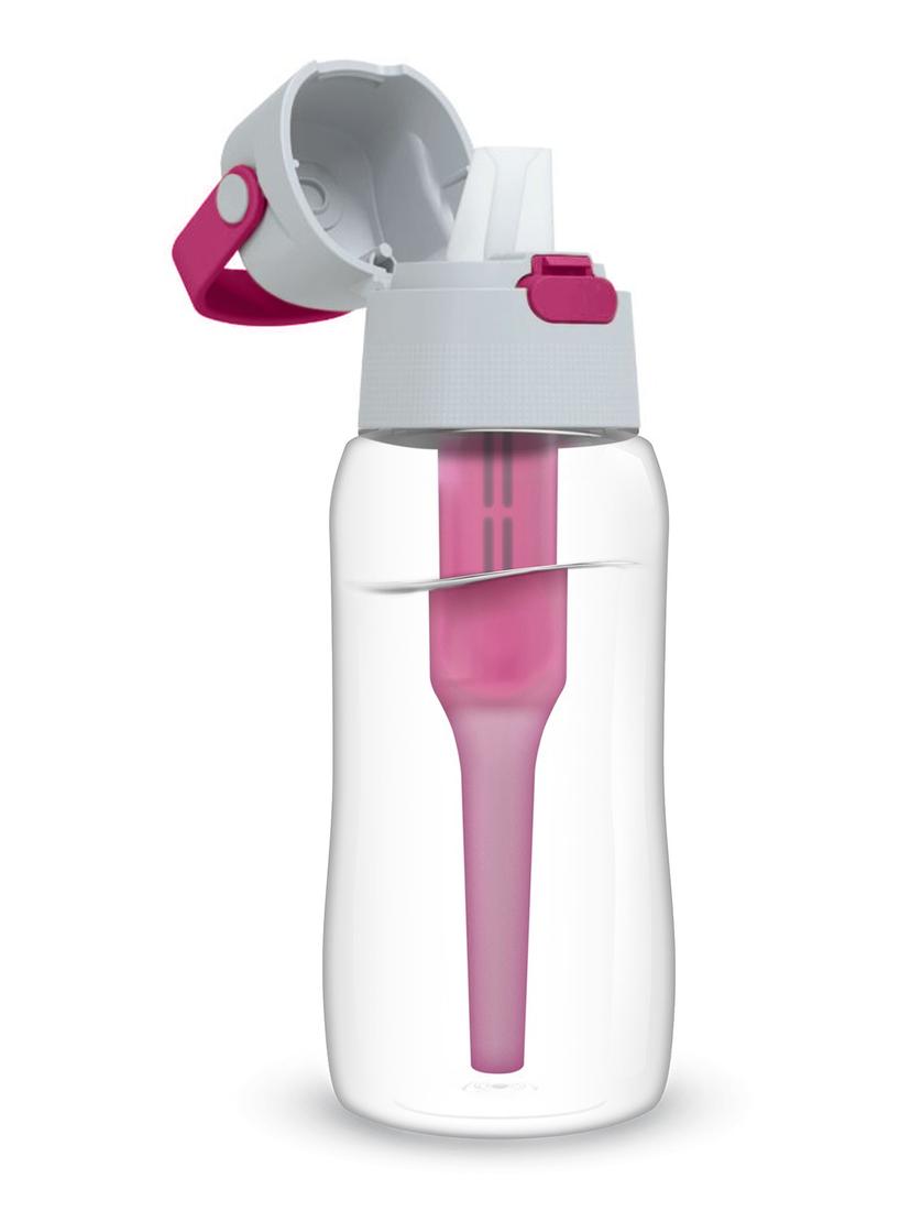 Butelka filtrująca Dafi SOLID 0,5L +6 wkładów filtrujących (flamingowa / różowa)