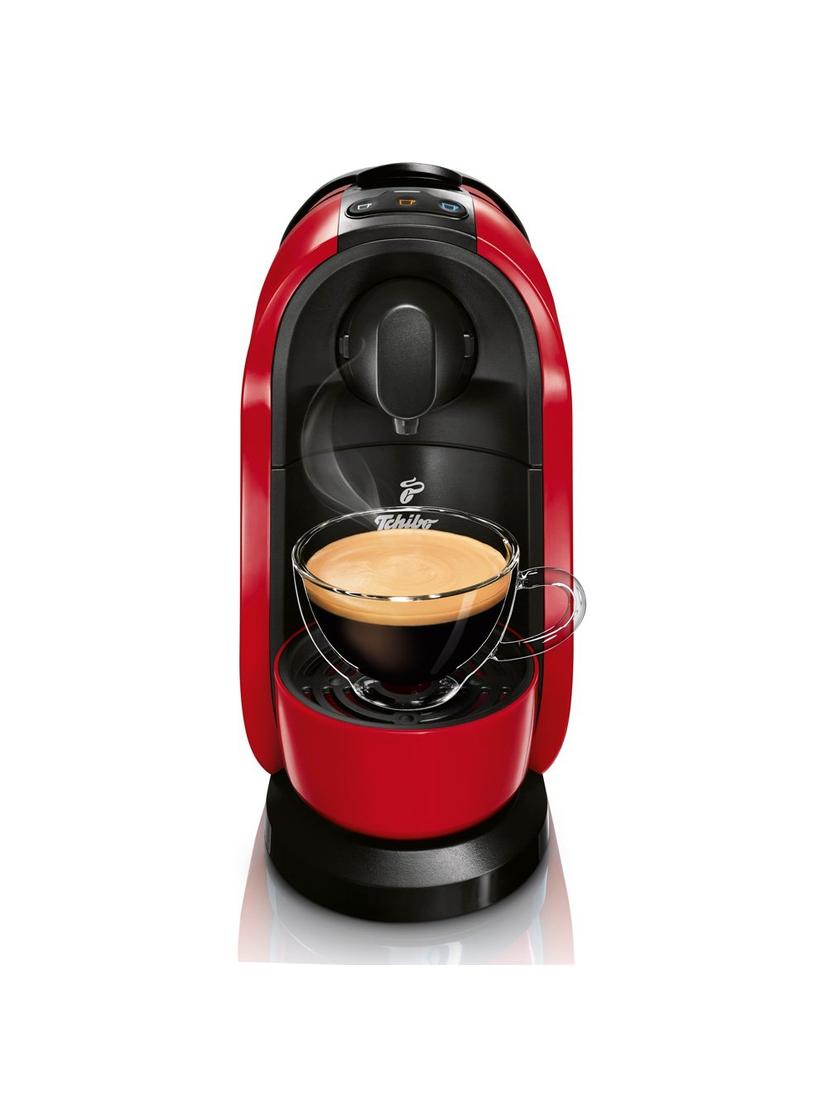 Ekspres ciśnieniowy Tchibo Cafissimo PURE Red + spieniacz czarny
