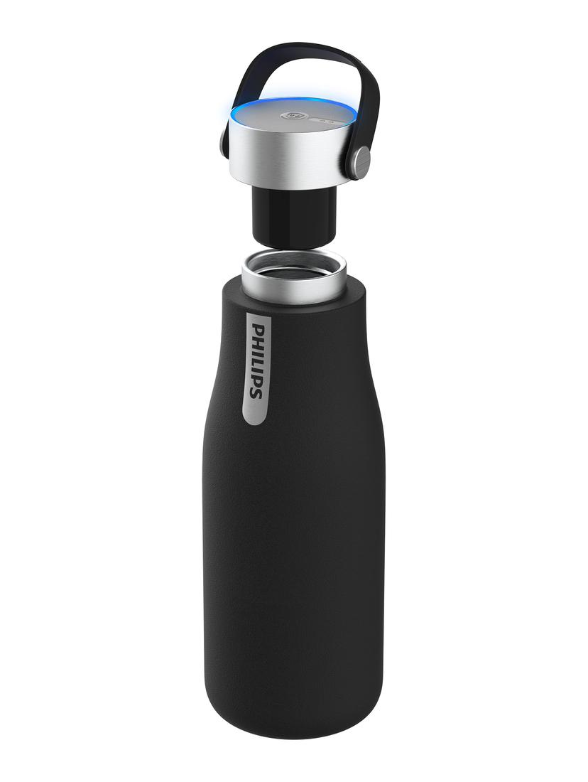Butelka termiczna Philips GoZero AWP2788BK/10 590ml (czarna, samoczyszcząca)