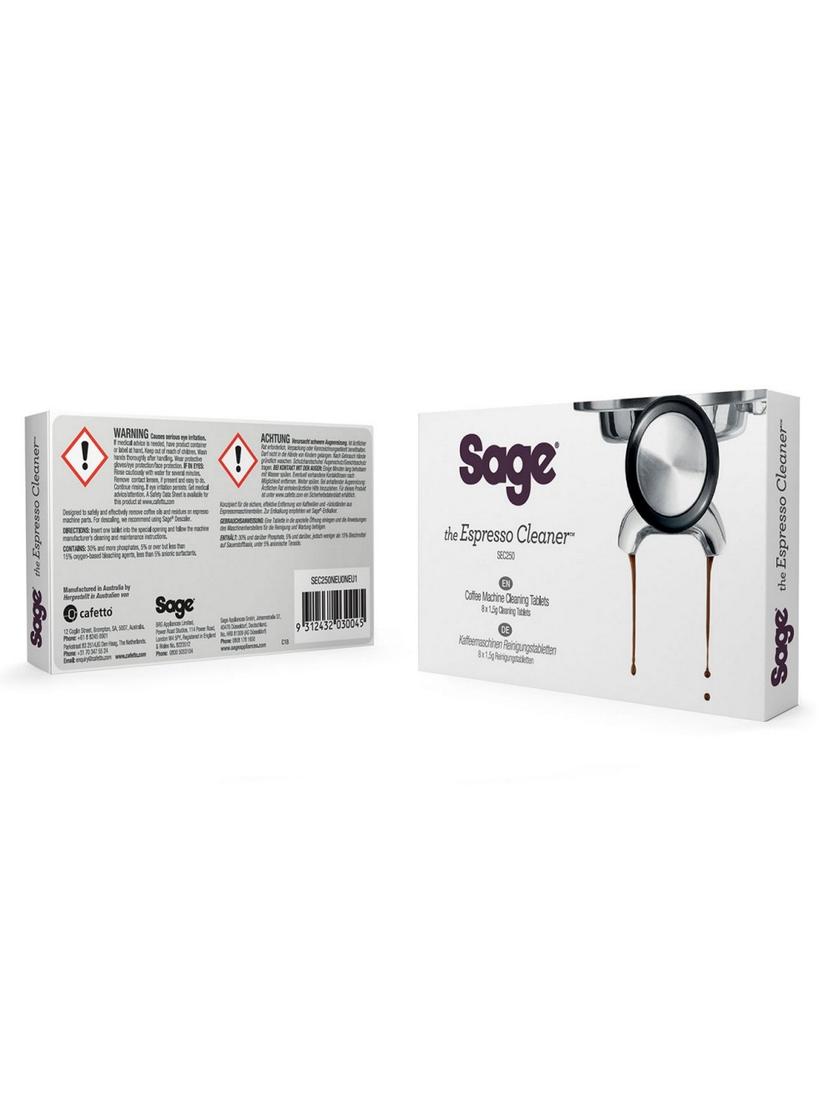 Zestaw do konserwacji ekspresu Sage: 1x filtr do ekspresu BES008 + 1x tabletki SEC250