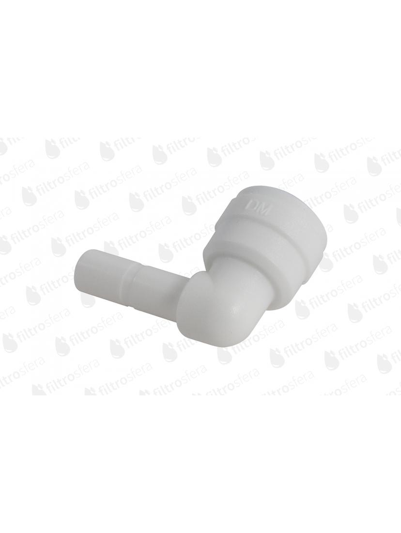 Kolanko łączące wężyk DMfit ATEU0404B (1/4" tube x 1/4" stem)