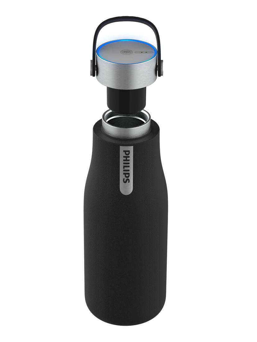 Butelka termiczna Philips GoZero AWP2788BK/10 590ml (czarna, samoczyszcząca)