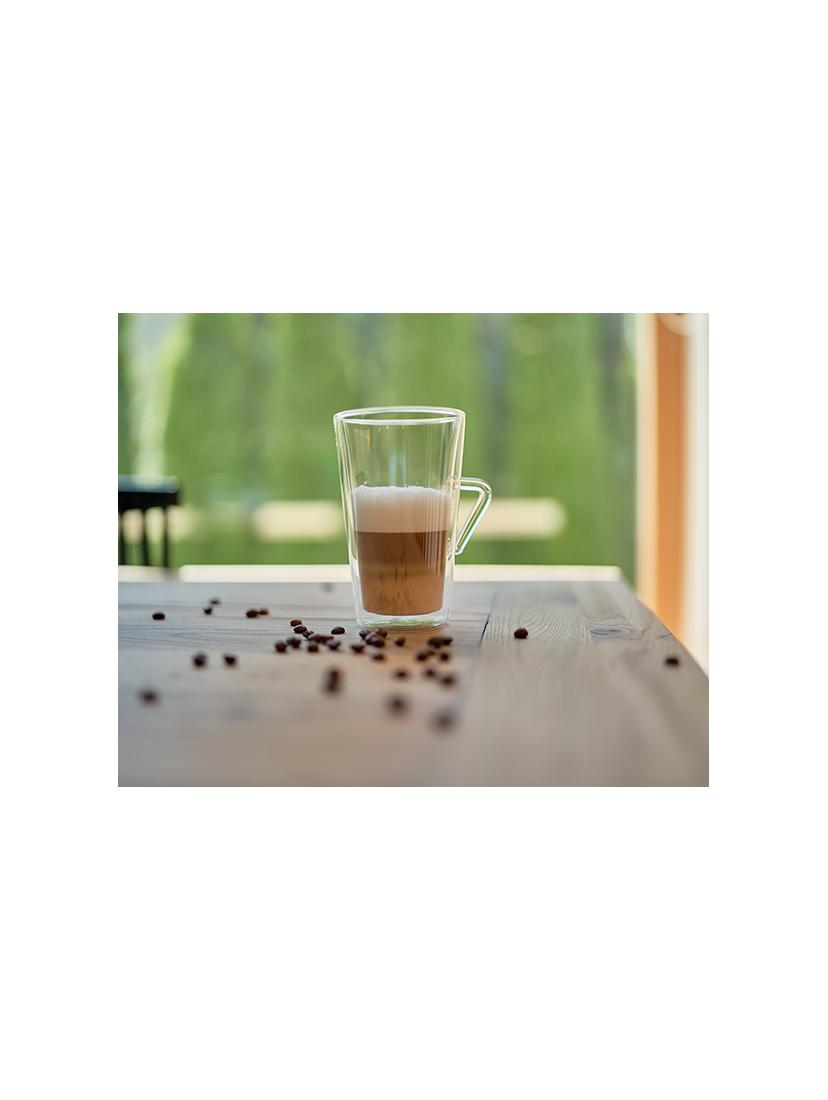 Kawa ziarnista Tchibo Barista Espresso Dark 3kg + szklanki termiczne do latte z uchem FilterLogic CFL-675B w zestawie
