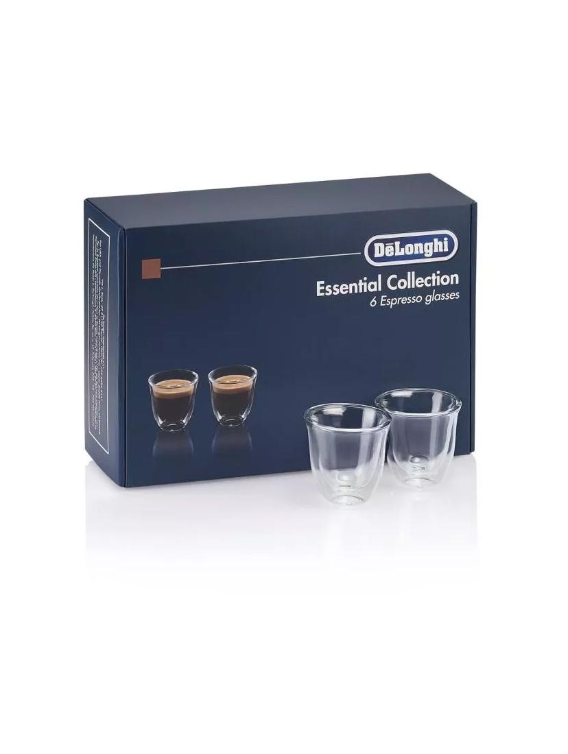 Zestaw szklanek termicznych do espresso DeLonghi 5513296651 DLSC300 (6szt.) - wersja 60ml