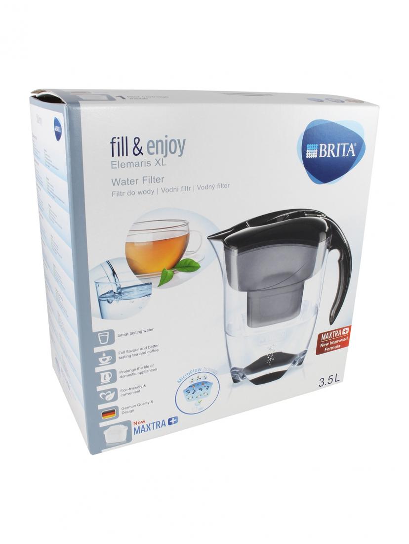 Dzbanek filtrujący Brita Elemaris XL +1 filtr Maxtra Plus (czarny)
