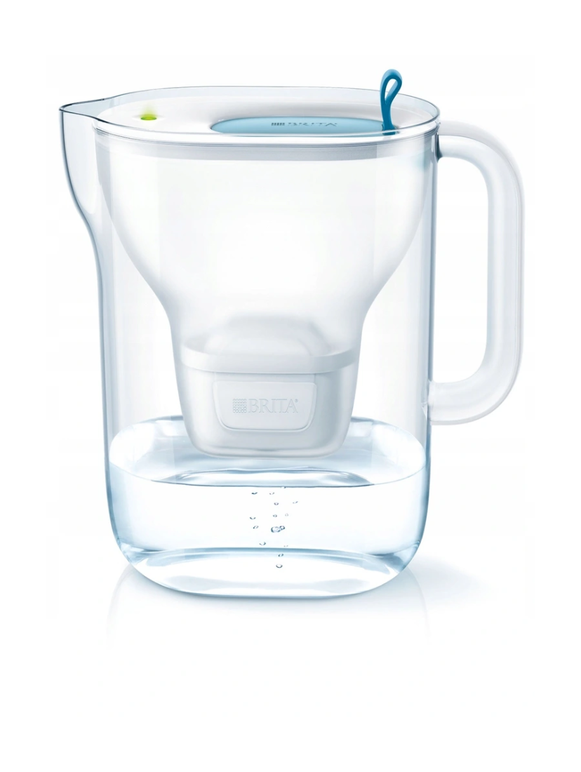 Dzbanek filtrujący Style XL (niebieski) +1 filtr MP +butelka Brita Active 0,6L (niebieska)