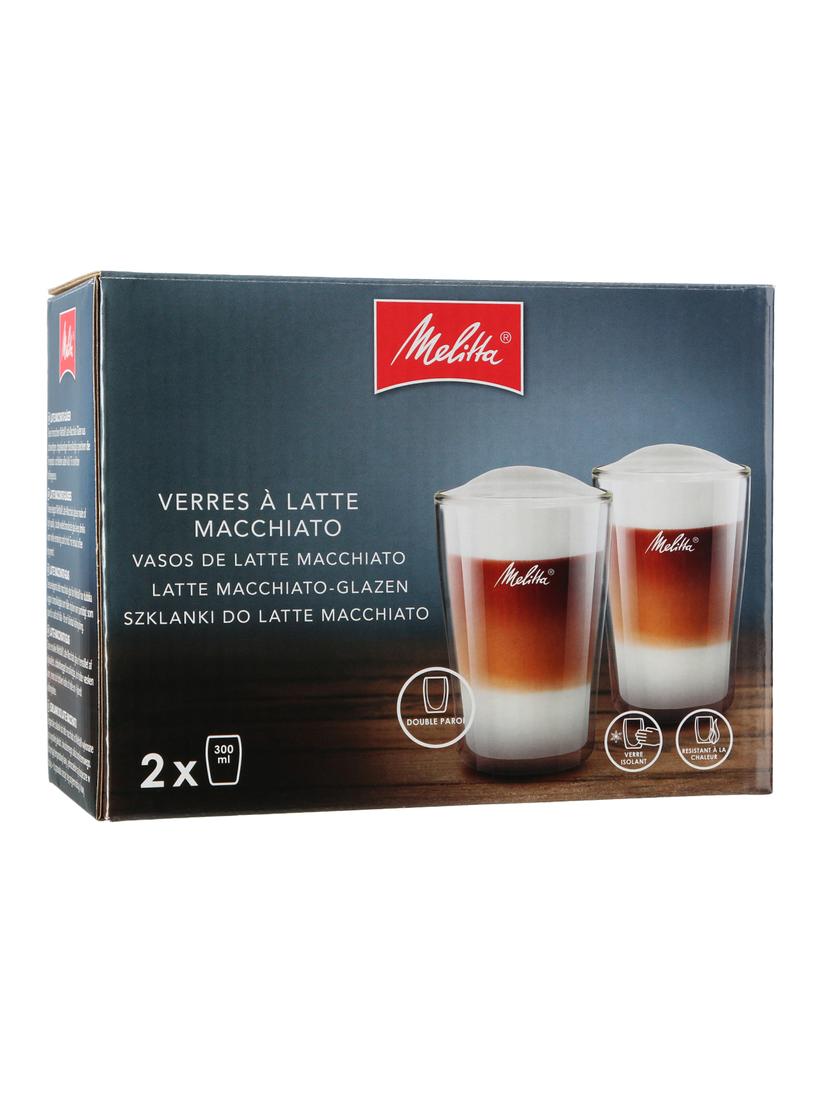 Szklanki termiczne do kawy latte macchiato Melitta 300ml (2szt.)