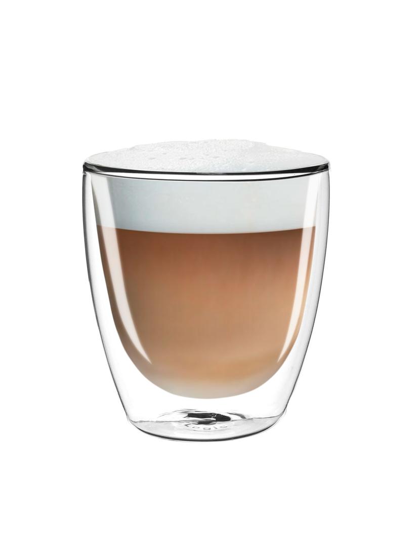 Kawa ziarnista Tchibo Exclusive 4kg + szklanki termiczne do cappuccino FilterLogic CFL-660 w zestawie
