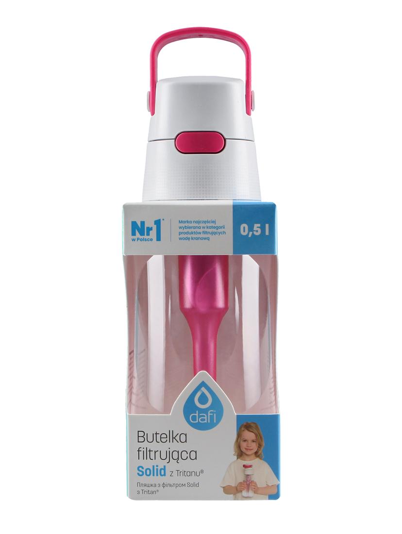 Butelka filtrująca Dafi SOLID 0,5L z wkładem filtrującym (flamingowa / różowa)