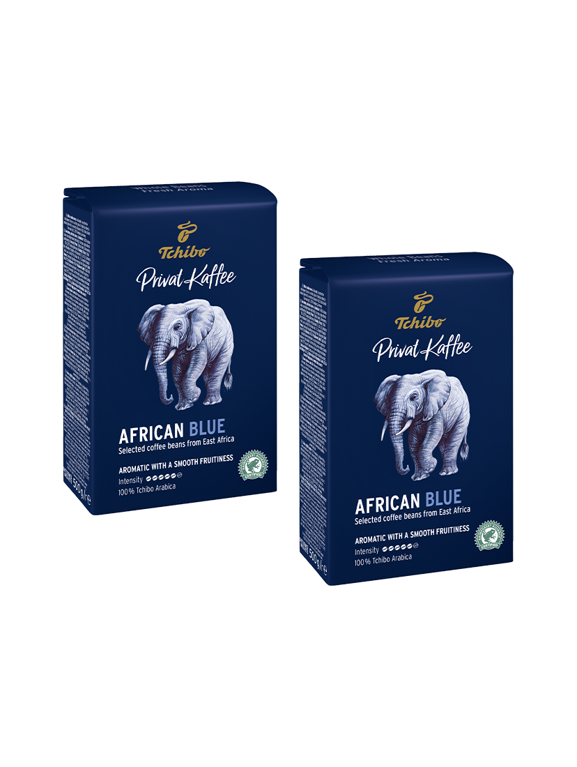 Kawa ziarnista Tchibo Privat Kaffee African Blue 2x500g