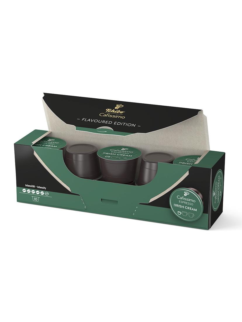 Kawa kapsułki Tchibo Cafissimo Espresso Irish Cream 80 szt. + stojak w zestawie