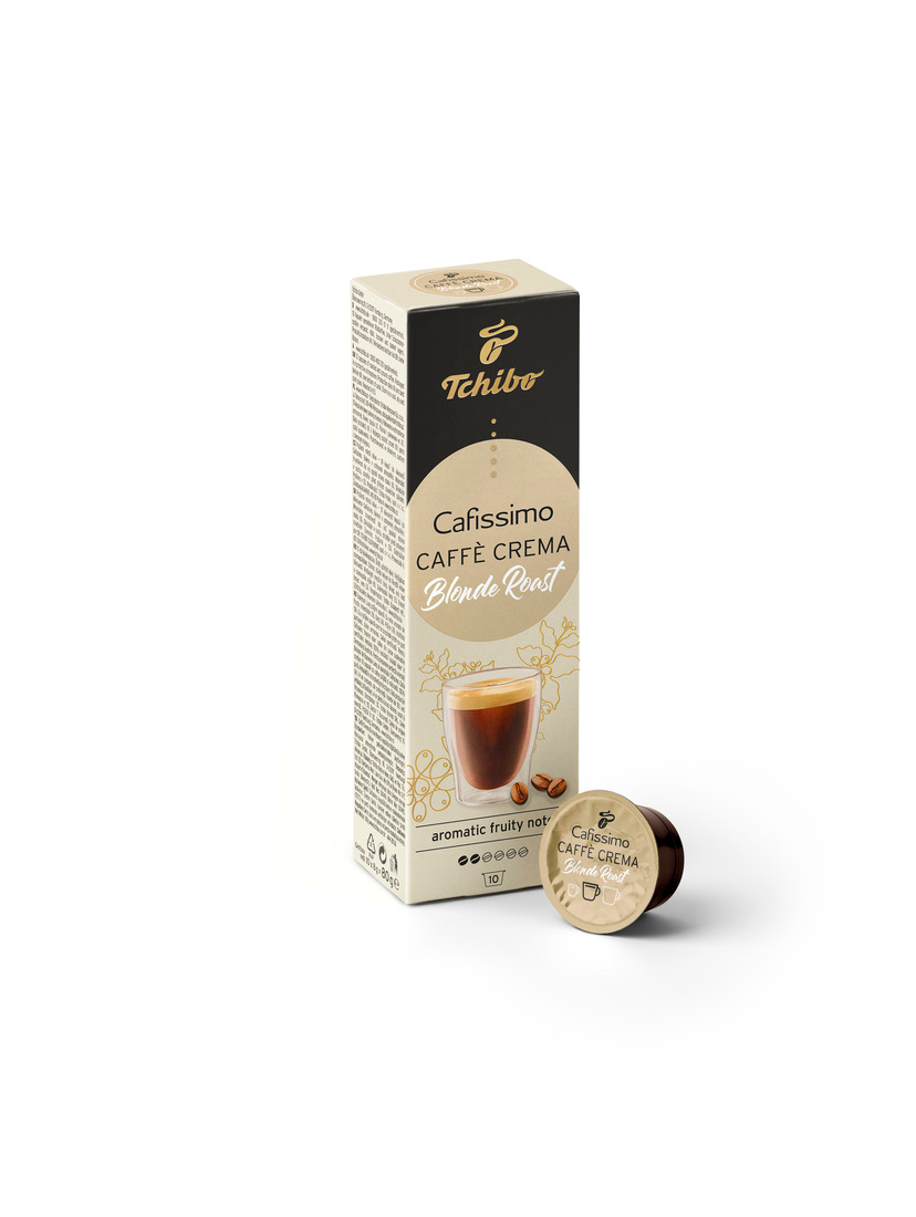 Kawa kapsułki Tchibo Cafissimo Caffe Crema Blonde Roast (80 kapsułek)