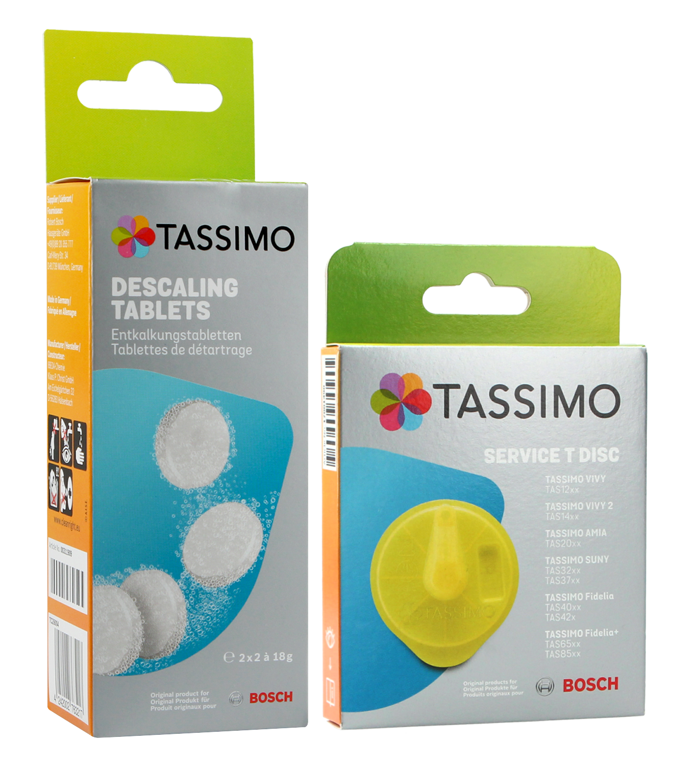 Dysk czyszczący Tassimo Bosch T-disk 576836 + tabletki odkamieniające 311909 TCZ6004