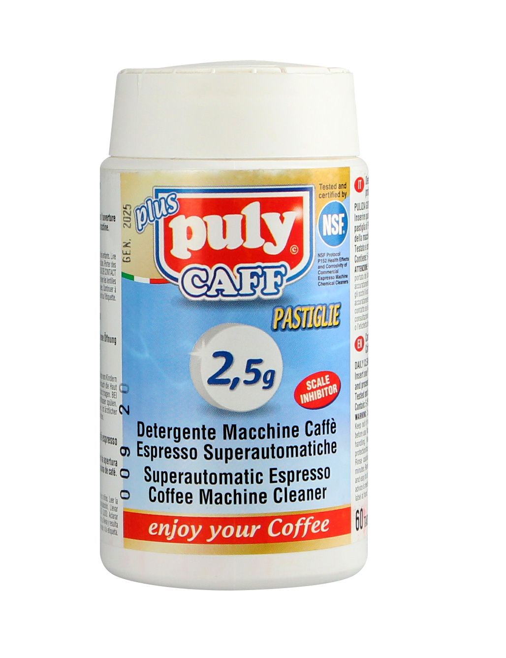 Tabletki czyszczące PULY CAFF Plus Tabs NSF 2,5g (60szt.)