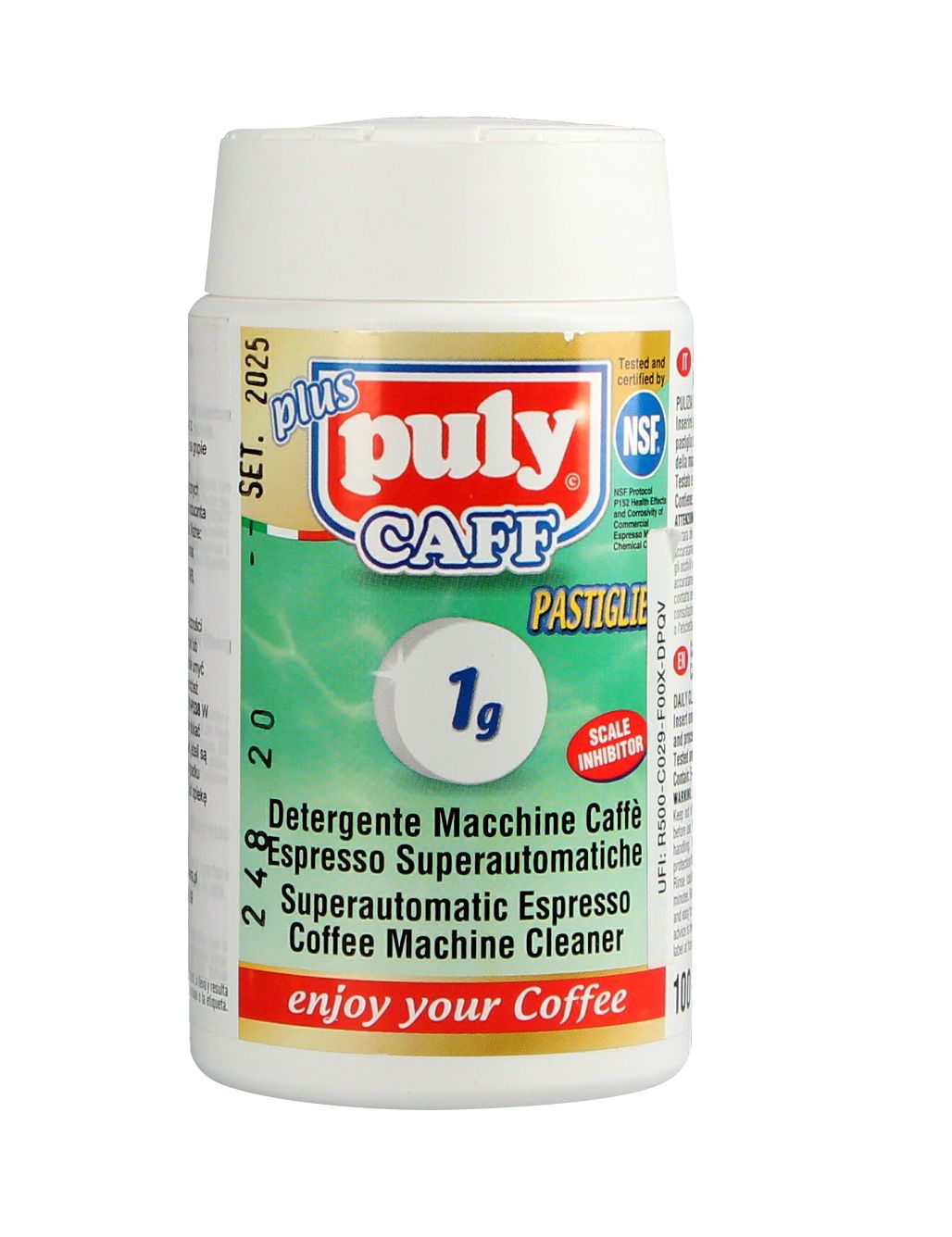 Tabletki czyszczące PULY CAFF Plus Tabs NSF 1g (100szt.)